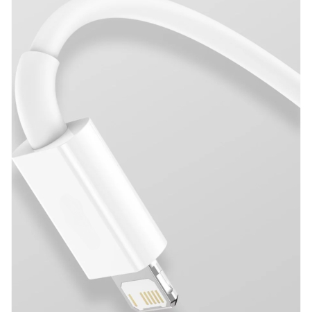 Cablu USB 3in1 SX - 21, USB la micro USB/USB-C/compatibil iphone, 3A, 1.2m (alb) [4]