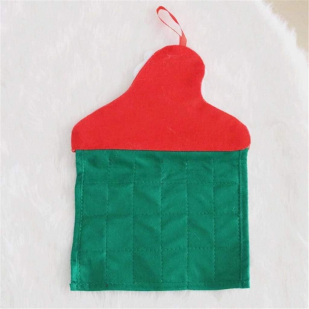 Calendar de Craciun , Mos Craciun, tip decoratiune, material poliester, cu buzunarele, pentru brad sau prete, 20 x 30 cm, multicolor [1]