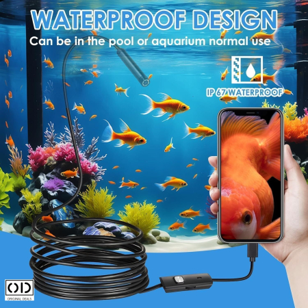  Camera Endoscop Android Full HD Inspectie Auto si Instalatii Original Deals  [5]