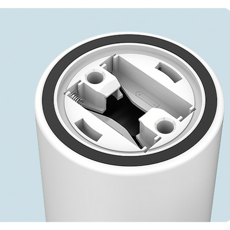 Cana portabila cu mixer incorporat, , pe baterii, 380 ml, alb [1]