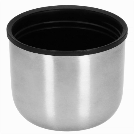 Cana termos cu pahar, perete din inox dublu izolat, 500ml, 24cm, argintiu [17]