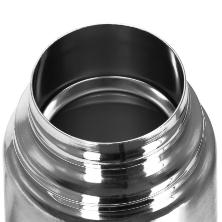 Cana termos cu pahar, perete din inox dublu izolat, 500ml, 24cm, argintiu [18]