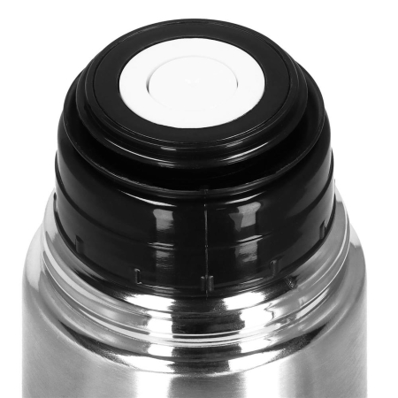 Cana termos cu pahar, perete din inox dublu izolat, 500ml, 24cm, argintiu [14]