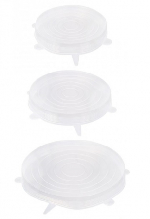 Set 3 Capace din Silicon Flexibile pentru Oale, Cratite, Caserole si Alimente, 6 cm, 12cm, 16cm, Premium [7]