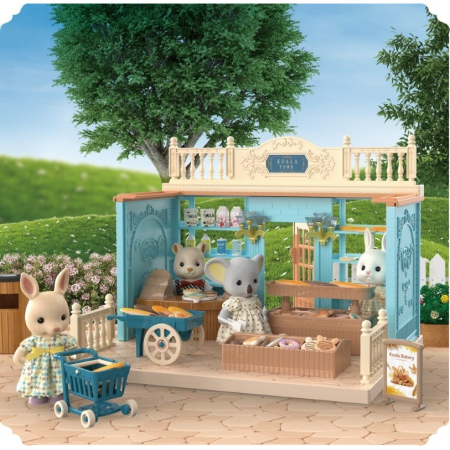 Casa de papusi cu figurine si mobilier, brutarie [4]