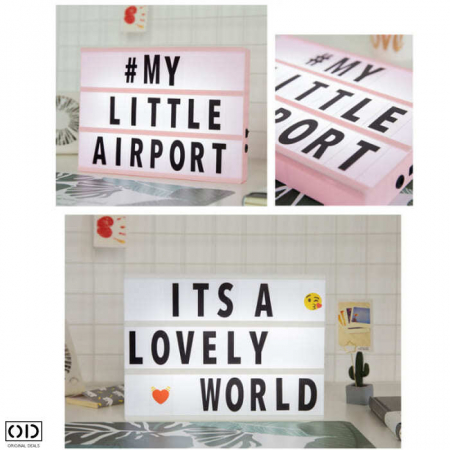 Caseta luminoasca cu caractere speciale Caseta luminoasa pentru mesaje Panou Iluminat cu mesaj anunt iluminat spatii comerciale decor pentru petreceri lampa de veghe pentru copii Mesaj Personalizat [10]