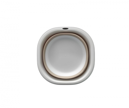 Castorn Pliabil Multifunctional din Silicon si PVC, 27cm, Alb, Premium [1]