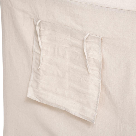 Casuta copii Atmosphera Safari, lemn de pin si panza textila, 77x115 cm, bej [4]