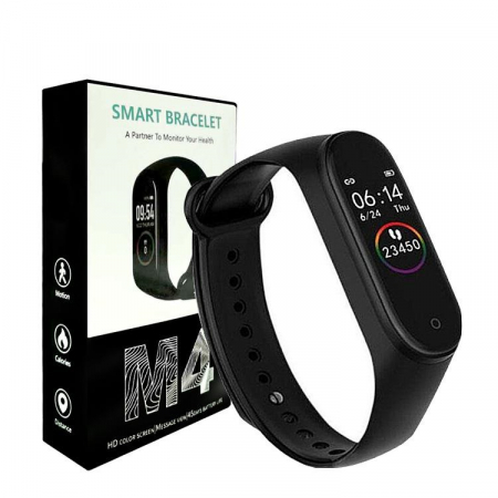 Ceas Bratara Fitness cu Afisaj Digital, Consum Calorii, Distanta Km, Afisare Ora, Greutate, Pasi, Din Silicon, Negru [9]