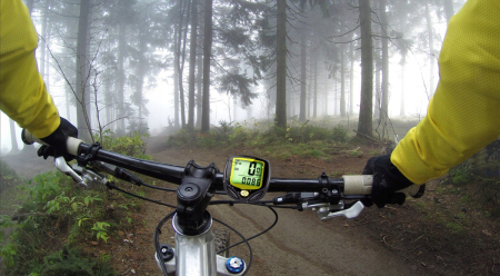 Ciclocomputer vitezometru wireless pentru bicicleta, 14 functii, negru [10]