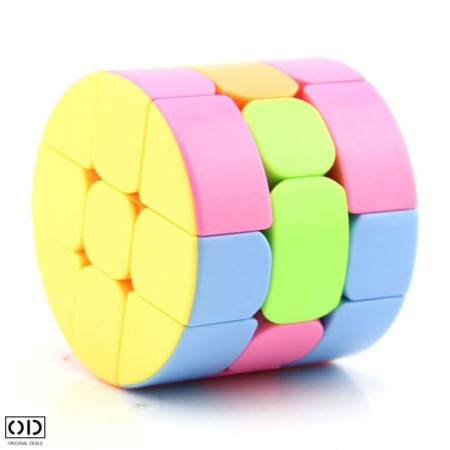 Jucarii, Rubik & Baloane - Cilindru Magic Rubik, Jucarie Inteligenta Antistres, 6 Fete Colorate, Premium PVC, Original Deals