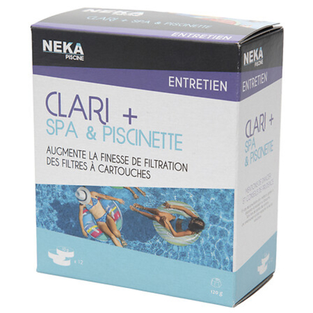 PISCINE - Clarificator Clari+ SPA 12 pastile 10g pentru microfiltrare rapida in SPA-uri si piscine