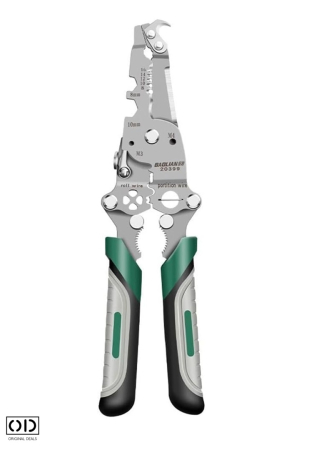 Cleste Multifunctional pentru Cabluri Electrice, 18 Functii, Otel Inoxidabil Galvanizat, Pliabil