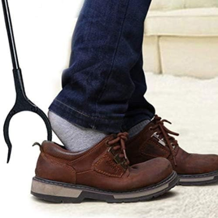 Cleste pentru Colectarea Deseurilor, , din Metal si Plastic, 60 cm, Fara Maini Murdare, Negru/Rosu [4]