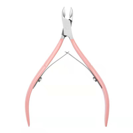 Ingrijirea Unghiilor - Cleste pentru Unghii si Cuticule, , din Otel Inoxidabil, Protectie Varf, 17 x 7 x 2 cm, Roz