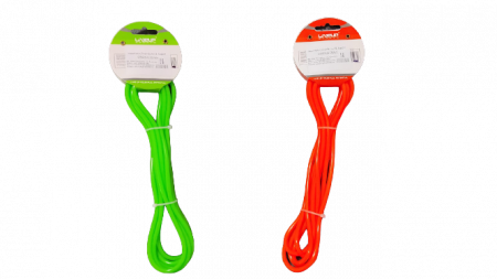 Coarda de Sarit pentru Antrenamente Sportive in Viteza Material PVC pentru Copii sau Adulti Model Universal Premium, 275cm, Neon [2]