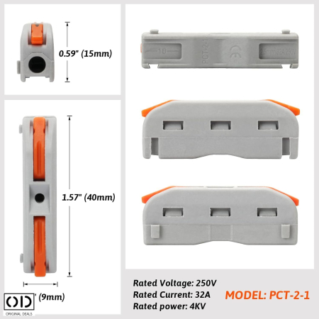 Conectori Electrice Rapizi 1 Cale – Set 50 Bucati – ORIGINAL DEALS [5]