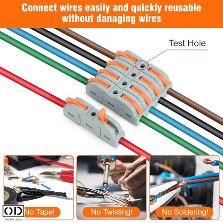 Conectori Electrice Rapizi 1 Cale – Set 50 Bucati – ORIGINAL DEALS [8]
