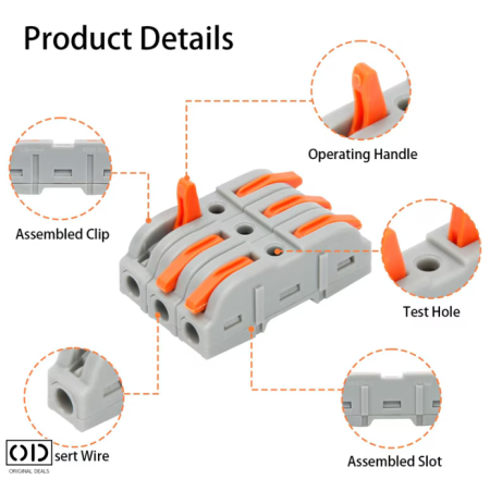 Conectori Electrice Rapizi 1 Cale – Set 50 Bucati – ORIGINAL DEALS [10]