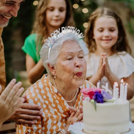 Coronita Decorativa pentru Petreceri, , Tema Aniversare, Model Happy Birthday, Marime Universala, Argintiu [2]