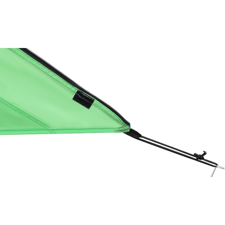 Cort camping 4 persoane cu antreu, protectie UV, impermeabil 3000 mm, 330x250x105 cm, gri [7]