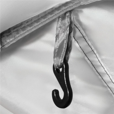 Cort camping, impemeabil, 2 camere + hol, 4 locuri, 460x200x245cm, verde [10]