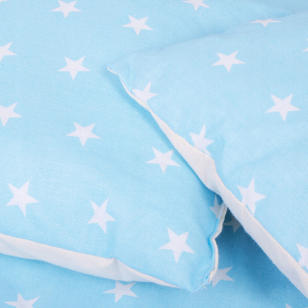 Cort copii Sersimo stil indian Teepee Tent cu fereastra, covoras gros si 2 perne, alb albastru [10]