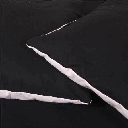 Cort copii Sersimo stil indian Teepee Tent cu fereastra, covoras gros si 2 perne, alb negru [4]