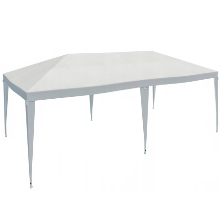 Pavilioane - Cort pavilion de gradina, 600x300 cm, impermeabil cu rezistenta UV, alb