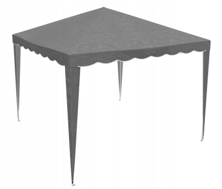 Cort pavilion de gradina pliabil automat pop-up, impermeabil, cu protectie UV, 300x300cm, gri [4]