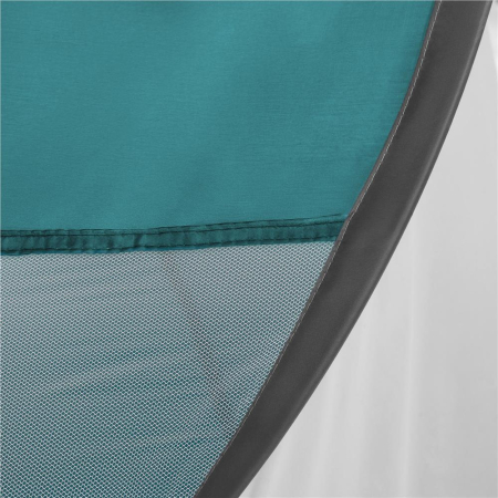 Cort plaja autoexpansibil POP-UP cu protectie UV, podea izolanta si husa transport, 190x120x100 cm, turcoaz si gri [3]