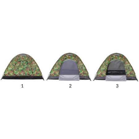 Cort plaja sau camping, impemeabil, cu protectie UV, 2 locuri, 200x150x110cm, camuflaj [11]