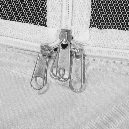 Cort plaja sau camping, impemeabil, cu protectie UV, 4 locuri, 210x240x130cm, gri albastru [10]