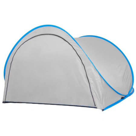 Cort plaja si picnic semi-deschis Sersimo, protectie UV, 200x120x110cm, gri [14]