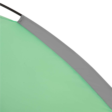 Cort plaja XXL semi-inchis cu protectie UV, podea izolanta, 210x120x112 cm, verde [3]