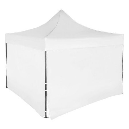 Cort pliabil pentru Evenimente , cadru metalic pentru curte si gradina, pereti laterali, 300 x 450 cm, Alb [5]