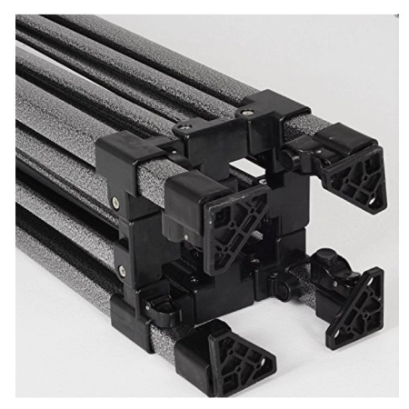 Cort pliabil pentru Evenimente , cadru metalic pentru curte si gradina, pereti laterali, 300 x 450 cm, Alb [3]