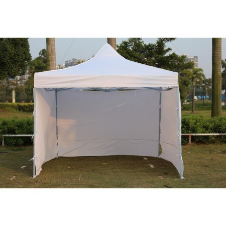 Cort pliabil pentru Evenimente , cadru metalic pentru curte si gradina, pereti laterali, 300 x 450 cm, Alb [4]
