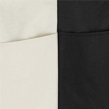 Cos de rufe cu 3 compartimente, cadru aluminiu, 60x40x68cm, 146 litri [11]