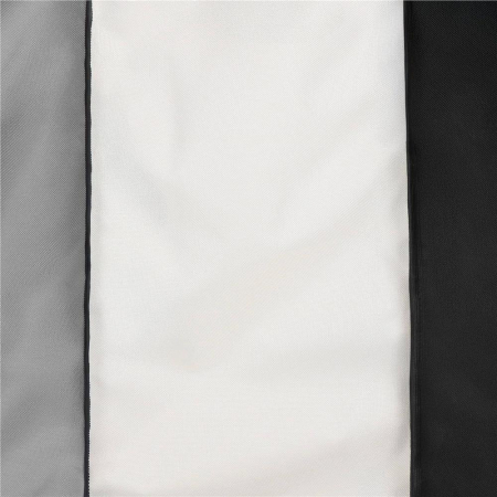 Cos de rufe cu 3 compartimente, cadru din lemn, 67x42x57 cm, 105 litri [10]