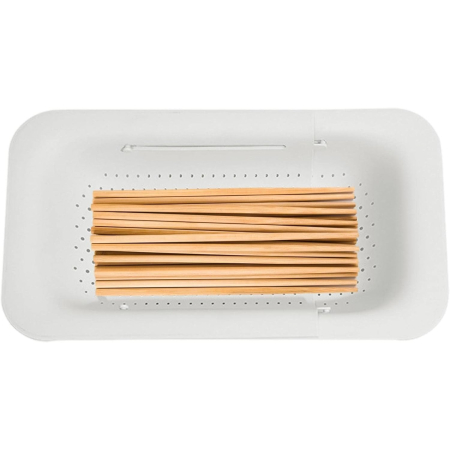 Cos de Scurgere pentru Chiuveta de Bucatarie, , Plastic, Telescopic, 36x20x5 cm, Alb [7]