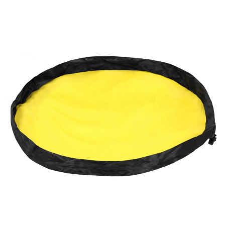 Cos depozitare haine sau jucarii, 40x33cm, bumbac si in, 43 l, gri [12]