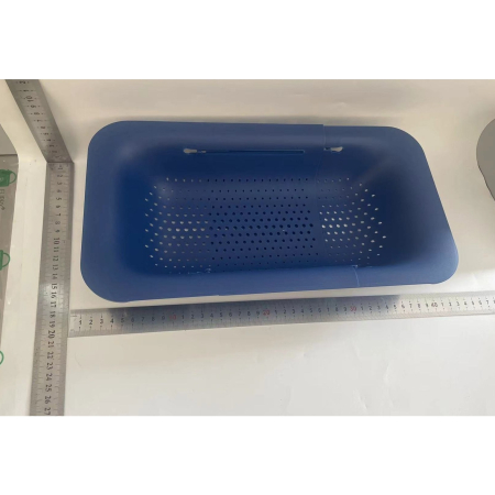 Cos pentru Scurgere Chiuveta de Bucatarie, , Plastic, Telescopic, 36x20x5 cm, Albastru [1]