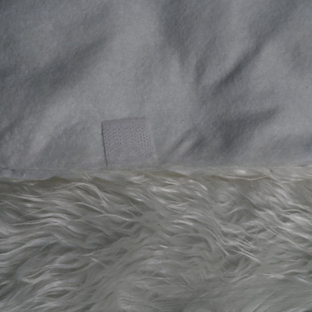 Covor pentru bradul de Craciun White Haipai, diametru 150 cm, blana cu o grosime 7 cm, alb [2]