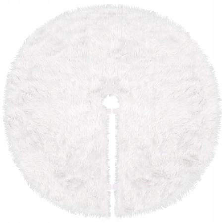 Covoras de pus sub bradul de Craciun, diametru 115 cm, imitatie blana alba [9]