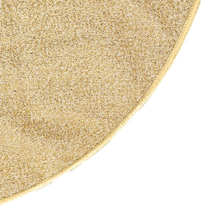 Covoras de pus sub bradul de Craciun, diametru 90 cm, auriu [2]