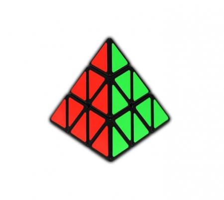 Piramida Magic Rubik, Jucarie Inteligenta Antistres, 4 Fete Multicolor [4]