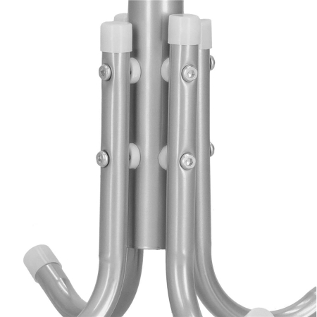 Cuier pentru haine, tip pom, cu 12 carlige, 173 cm, gri [2]