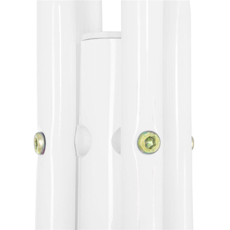 Cuier tip pom metalic Sersimo, 12 agatatoare, 177cm, alb [3]