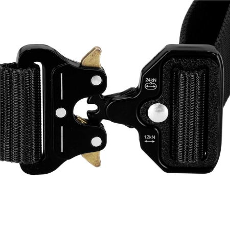 Curea centura Tactical Combat pentru barbati 3.5 x 125 cm, rezistent, negru [5]